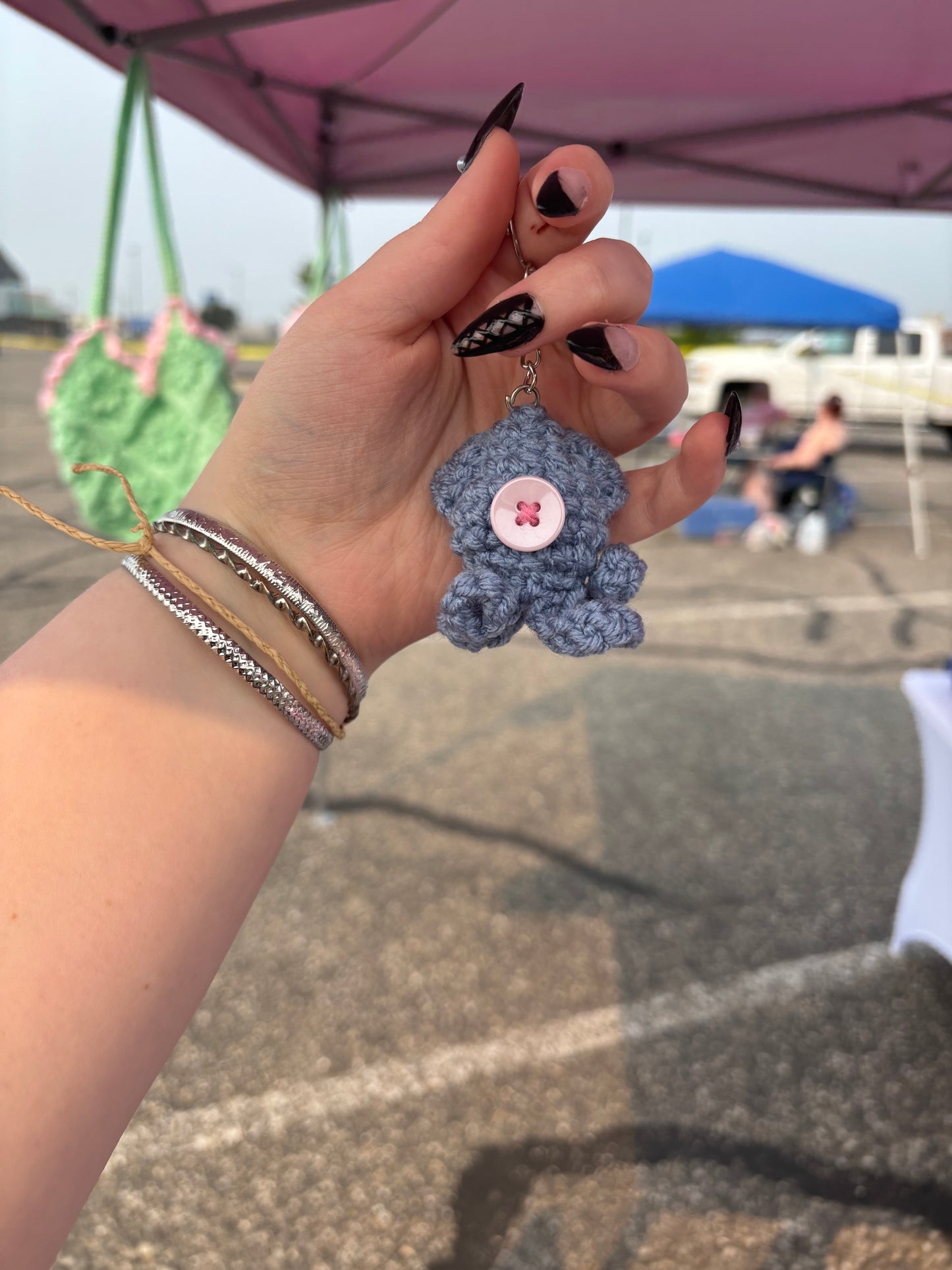 Coraline Squid Keychain