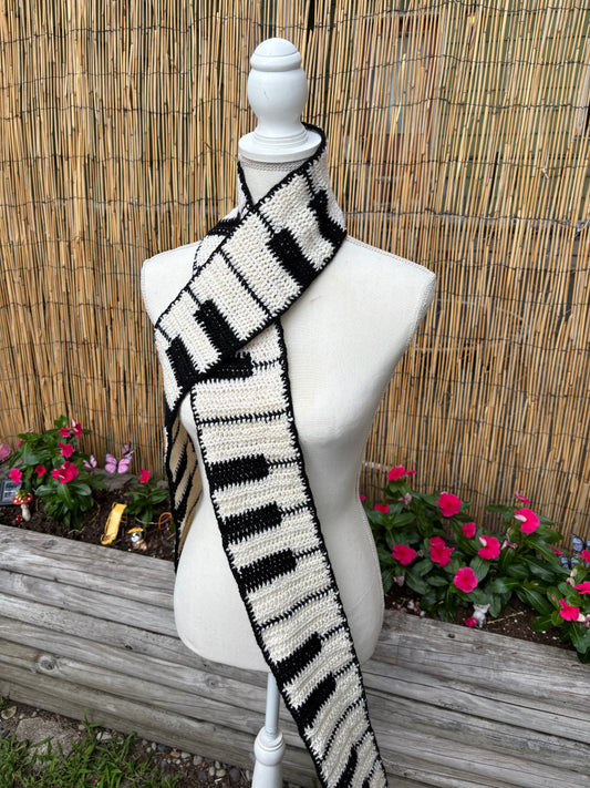 Piano Key Scarf