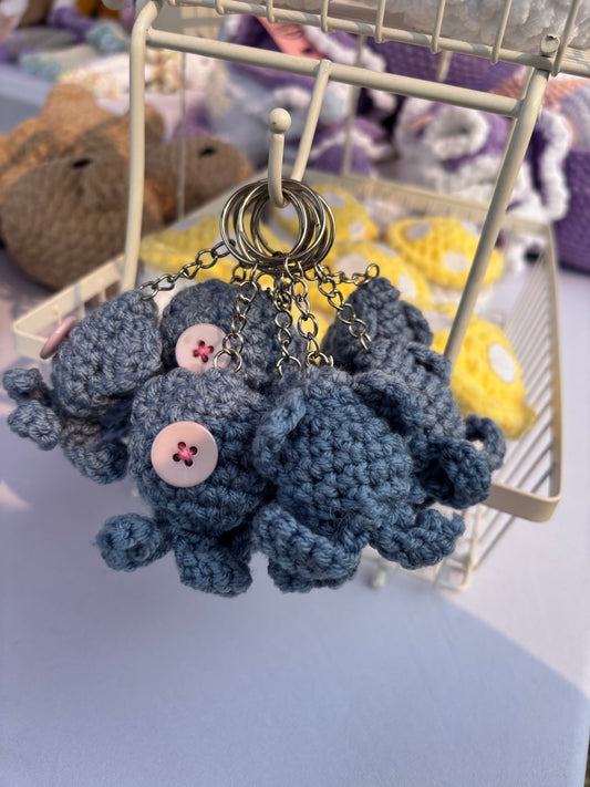 Coraline Squid Keychain